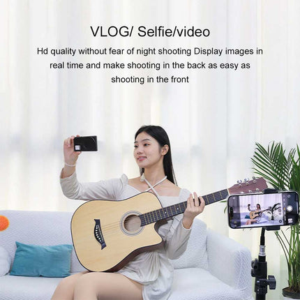 Wireless Magnetic Selfie Monitor Screen Phone Rear Camera Vlog Aid Device