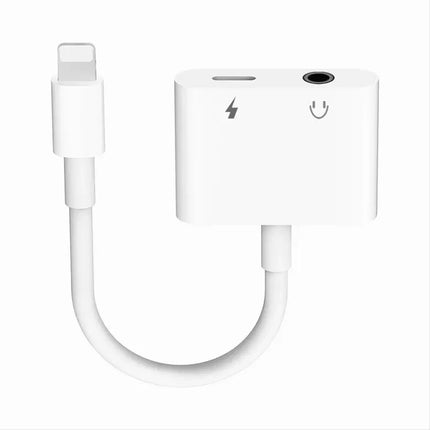 2-in-1 iPhone Lightning to 3.5mm Splitter: AUX Headphone & Charger with Call Support