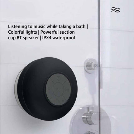 Wireless Shower Speaker Waterproof Bluetooth 5.0 with Suction Cup