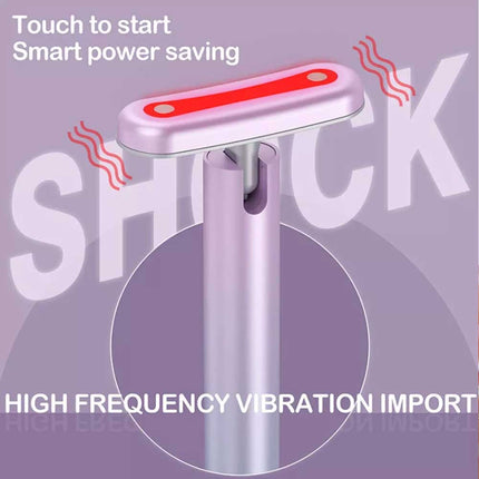 4-in-1 LED Red Light Face & Neck Massager with Skin Care Beauty Therapy