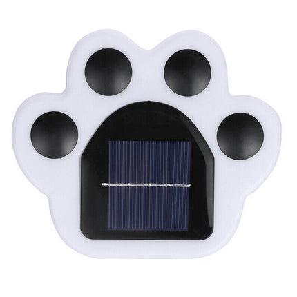 4Pcs Animal Bear Paw Solar Garden Lights, Waterproof Outdoor Yard Lamp