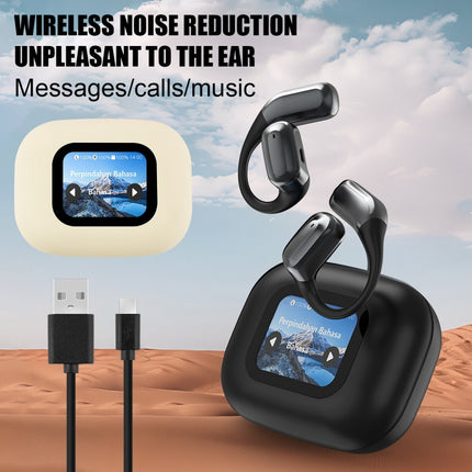 Bluetooth AI Translation Earphones, 144+ Languages Live Interpreter Earbuds