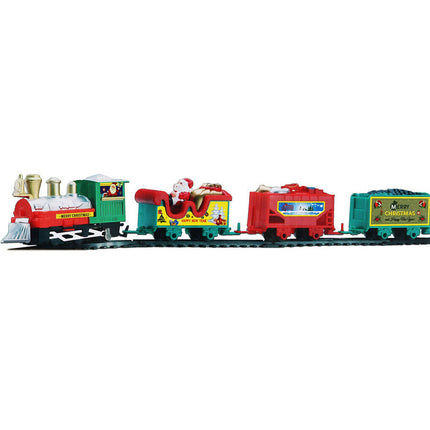 Christmas Train Electric Railway Tracks Santa Car Educational Xmas Gift