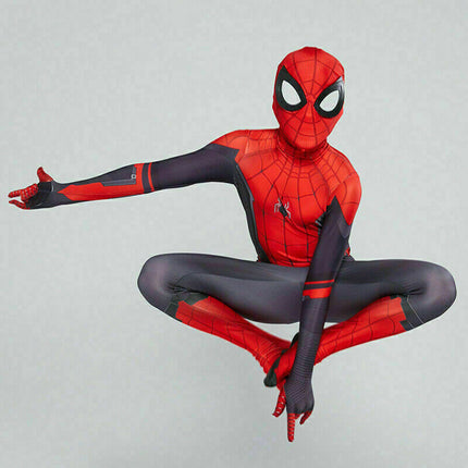 Spiderman Far From Home Zentai Cosplay Suit Halloween Costume Outfit