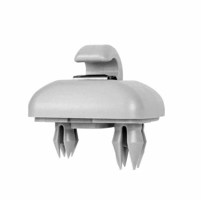 2Pcs Grey Car Sun Visor Clip Hook Bracket for Audi A1/A3/A4/A5/Q3/Q5