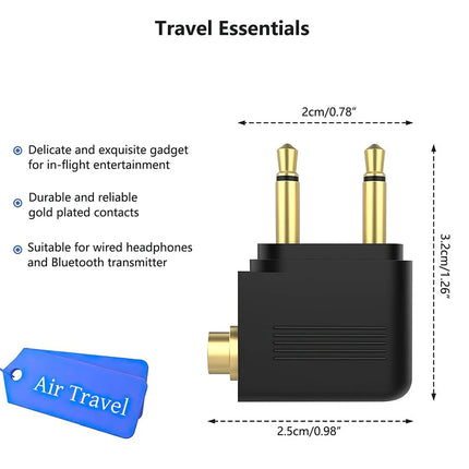 Wireless Bluetooth Transmitter for Airplane Audio Adapter Airpods Headphones