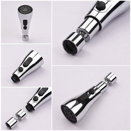 Kitchen Sink Faucet Sprayer 360° Swivel Nozzle Extender Replacement 3 Modes