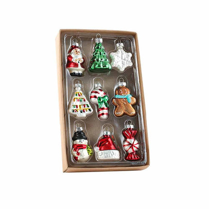 Christmas Tree Ornaments Set, Hanging Baubles Decor for Xmas Party Home