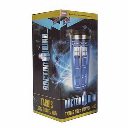16oz Doctor Who TARDIS Insulated Tumbler Travel Coffee Mug Cup
