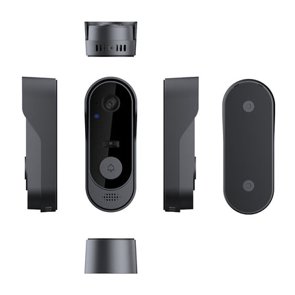 Wireless Smart Doorbell with WiFi Tuya Security Camera Phone Ring Alert