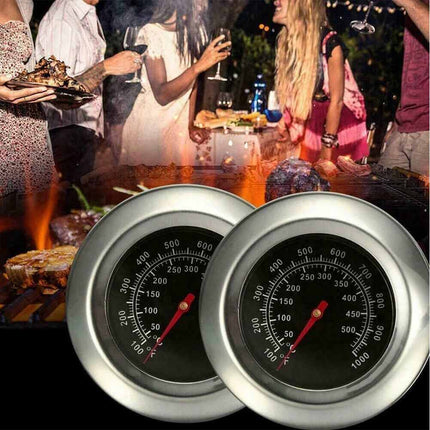 50-500℃ BBQ Thermometer Grill Smoker Gauge Oven Pit Temperature