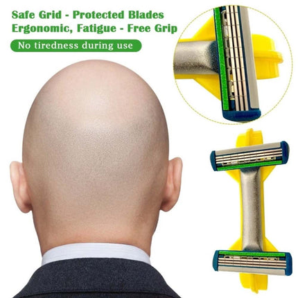 Double Head Fast Bald Hair Clipper, Manual Shaver for Men