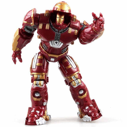 LED Light Up Mech Action Figure Toy for Kids with Glowing Armor