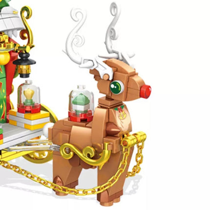 Mini Building Blocks Bricks Girls Toy Christmas Gift Elk Santa Snowman