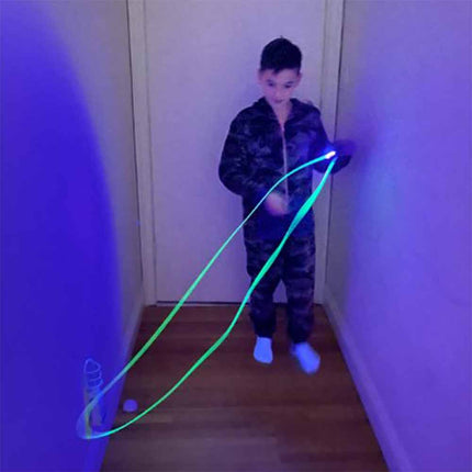 Glow-in-the-Dark Loop Lasso Rope Launcher Propeller String Shooter