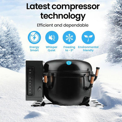 85L 12V/24V Compressor Refrigerator for RV Caravan, Boat & Truck – Fridge Freezer