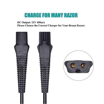 AU Plug 12V Charger Adapter for Braun Shaver Series 1 2 3 5 7 9 Razor Cord
