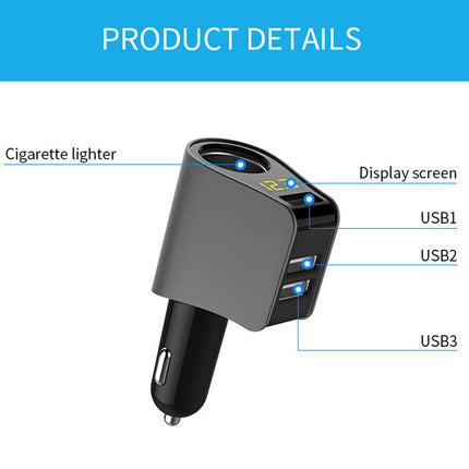 Universal Dual USB Car Charger Fast Charge 3.1A Cigarette Adapter