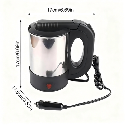500ML Portable Car Kettle Travel Kettle Water Heater for Caravan RV Camping 12V