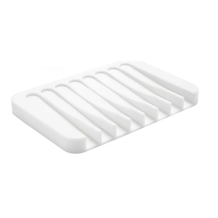 3X Silicone Soap Holder, Bathroom Dish Drain Tray & Jewelry Holder