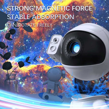 Astronaut Rocket Galaxy Projector Star Sky Night Light 12 Films Space