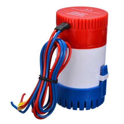 12V 1100GPH Marine Bilge Pump Electric Submersible Water Pump Boat Yacht