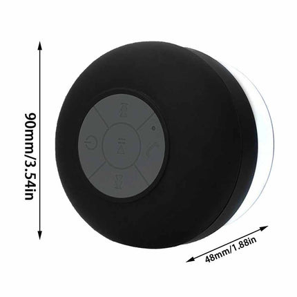 Wireless Shower Speaker Waterproof Bluetooth 5.0 with Suction Cup