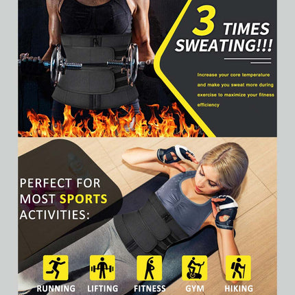 Waist Trainer Corset Shapewear Sweat Belt for Slimming Body Shaper