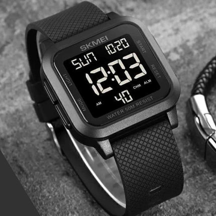 Men's SKMEI-1894 Digital Sports Watch Waterproof Casual Military Style