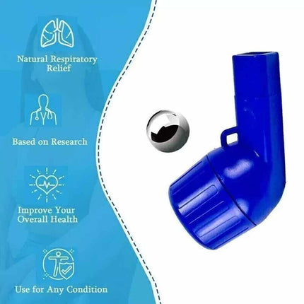 Lung Exerciser Mucus Remover Naturally Clear Mucus Breathing Aid Device NEW