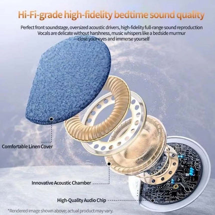 Under Pillow Sleep Speaker Wireless Bluetooth Bone Conduction Portable