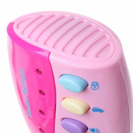 Musical Car Key Toy for Baby, Colorful Flash Keychain Pretend Remote Gift