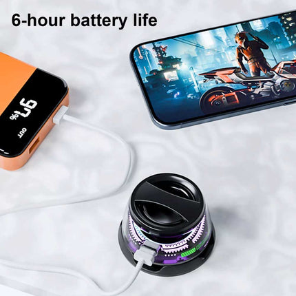 Magnetic Stand Bluetooth Speaker with Multifunctional Audio Design