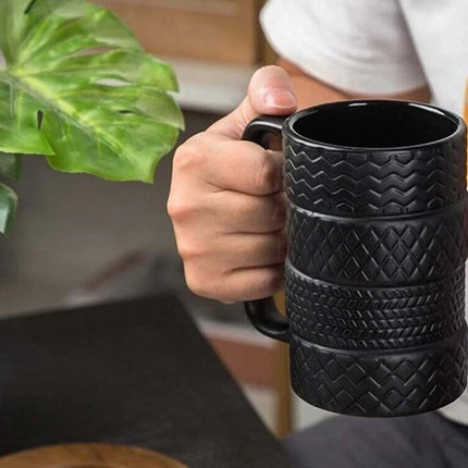 Tyre Tire Mug Large Ceramic 500ml Birthday Christmas Tea Coffee Gift