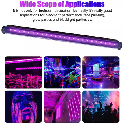 24LED USB UV Ultraviolet Strip Light Bar - Club Party Blacklight Lamp