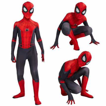 Spiderman Far From Home Zentai Cosplay Suit Halloween Costume Outfit