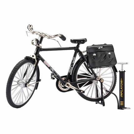 DIY Retro Mini Bicycle Alloy Model Finger Bike Simulation Miniature Toys