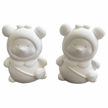 Set of 10 Bagged Bears Paint Your Own Decorations Arts Crafts DIY Set