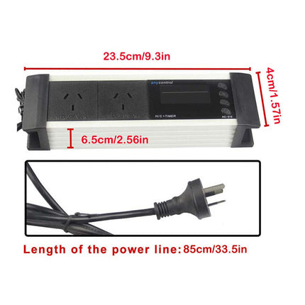 LCD Digital Day/Night Timer Thermostat for Reptile Aquarium Controller