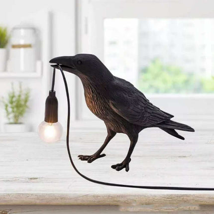 Lucky Bird Resin Wall Lamp Table Lamp Night Light LED Bedside Decor