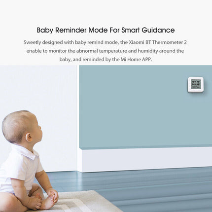 1PCS Xiaomi Bluetooth Thermometer 2 Wireless Smart Digital Hygrometer