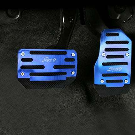 Automatic Car Pedal Covers 2PCS Blue Non Slip Gas Brake Accelerator Pad