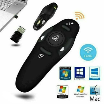 Wireless USB Laser Pointer Remote Control for PowerPoint Presentations