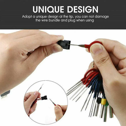 70Pcs Pin Ejector Wire Kit Extractor Auto Terminal Removal Connector Tool