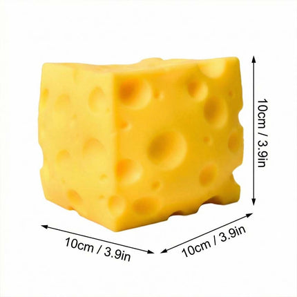 Extra Large Squishy Cheese Stress Relief Soft Novelty Simulation Toy