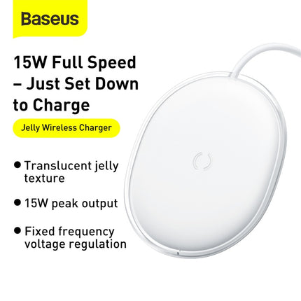 Baseus 15W Qi Wireless Charger Fast Charging for iPhone 14 13 Samsung Huawei