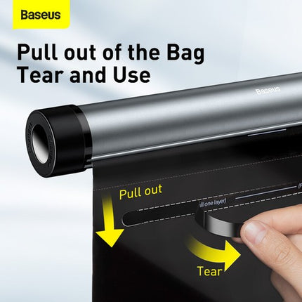 Baseus Car Dustbin Backseat Storage Organizer Trash Bag 40 Garbage Bags