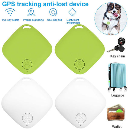 4 Pack Wireless Bluetooth GPS Tracker Anti Lost Key Wallet Pet Locator