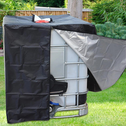 Heavy Duty IBC Water Tank Cover Waterproof For 1000L Container UV Protective
