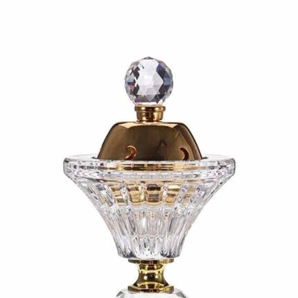 Glass Arabian Incense Burner Mabkhara Oud Traditional Decor Gift